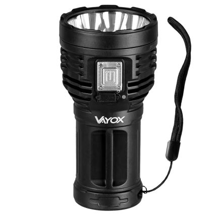 LED Himmennettävä ladattava taskulamppu LED/5V IPX4 600 kiiltävä 1200 mAh