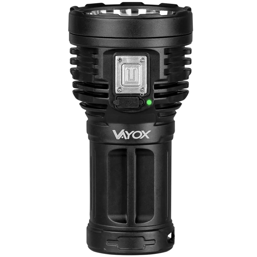 LED Himmennettävä ladattava taskulamppu LED/5V IPX4 600 kiiltävä 1200 mAh