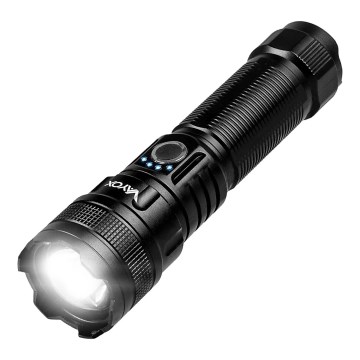 LED himmennettävä ladattava taskulamppu powerbank-toiminnolla LED/10W/5V IPX4 600 lm 2000 mAh