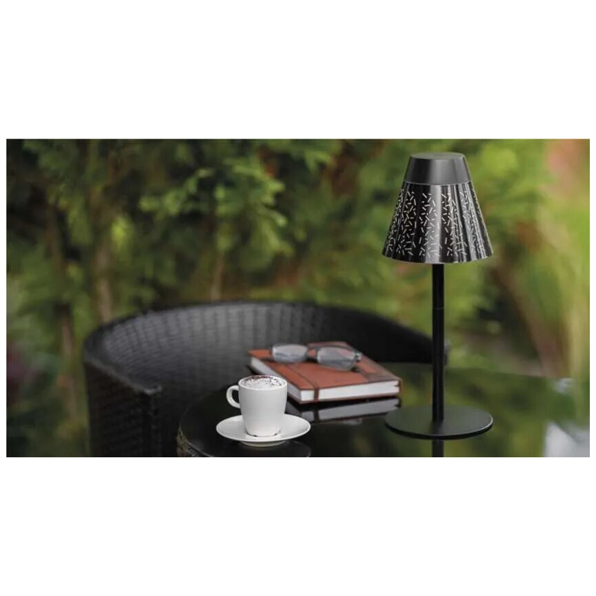 LED himmennettävä ladattava ulkokäyttöön tarkoitettu pöytävalaisin LED/4,2W/5V 2200mAh IP44