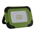 LED Himmennettävä ladattava valonheitin SAMSUNG CHIP + toiminto SOS LED/20W/3,7V/USB IP44 4000K 7200 mAh vihreä