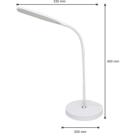 LED himmennettävä lamppu 3-in-1 LED/10W/230V 3000/4000/6000K CRI 90 valkoinen