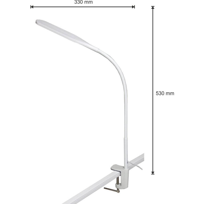 LED himmennettävä lamppu 3-in-1 LED/10W/230V 3000/4000/6000K CRI 90 valkoinen