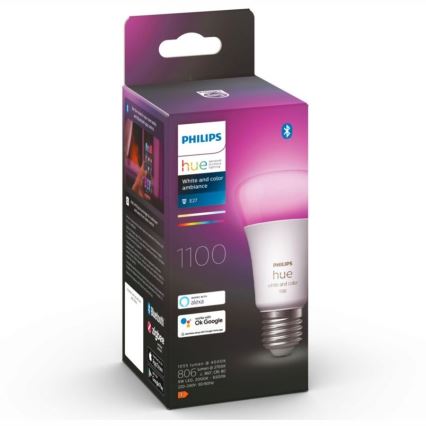 LED-himmennettävä polttimo Philips Hue White And Color Ambiance A60 E27/9W/230V 2000-6500K