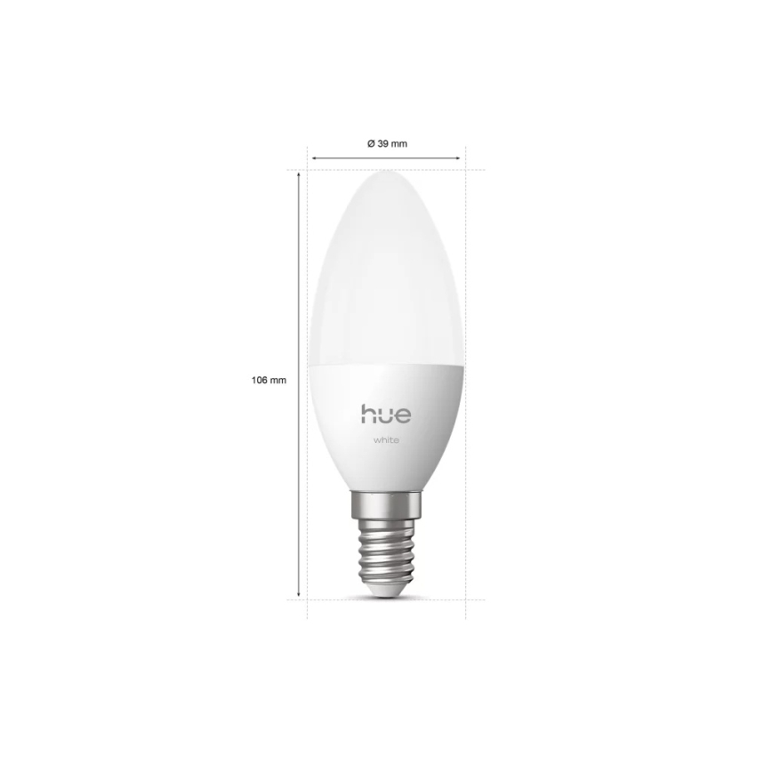 LED himmennettävä lamppu Philips Hue White B39 E14/3,9W/230V 2700K