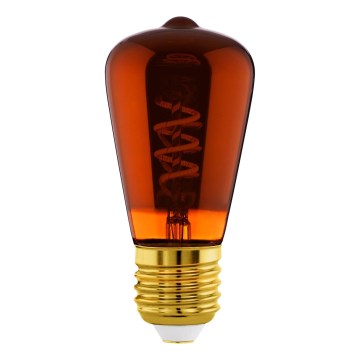 LED-himmennettävä lamppu VINTAGE ST48 E27/4W/230V 2000K punainen - Eglo 110199