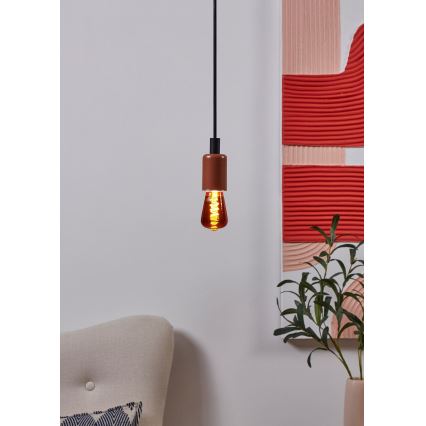 LED-himmennettävä lamppu VINTAGE ST48 E27/4W/230V 2000K punainen - Eglo 110199