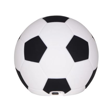 LED himmennettävä lasten kosketuslamppu FOOTBALL LED/2W/5V USB 1200 mAh valkoinen/musta