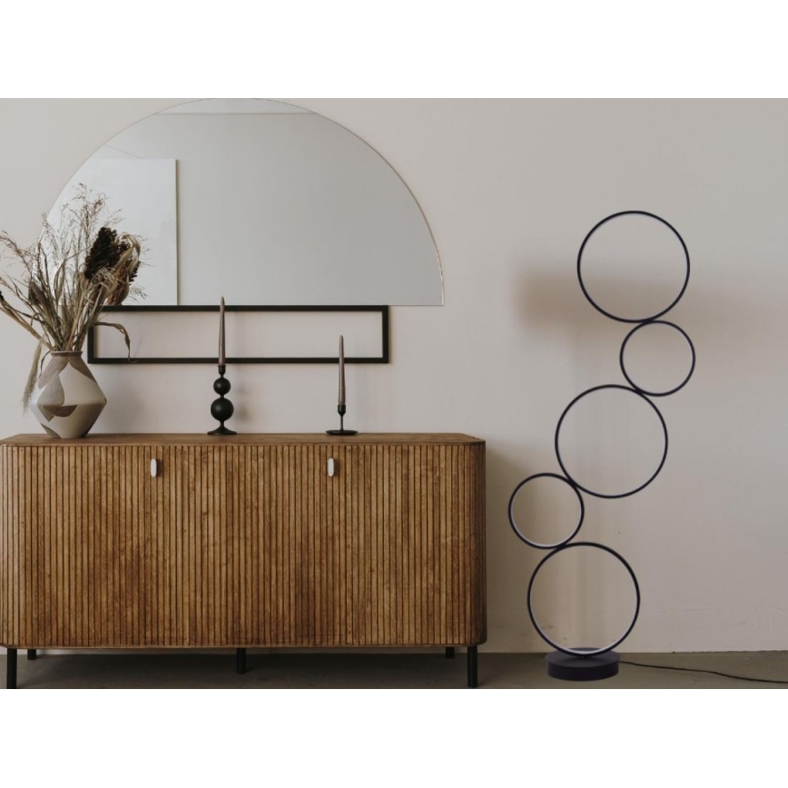 LED himmennettävä lattiavalaisin LED/85W/230V 3000-6500K + kaukosäädin