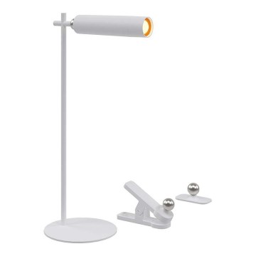 LED himmennettävä magneettinen ladattava pöytävalaisin 3-in-1 LED/3W/5V 4000K 1500 mAh valkoinen