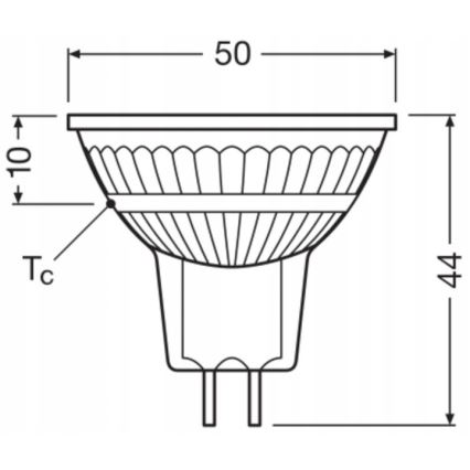 Himmennettävä LED-reflektorilamppu MR16 GU5,3/6,8W/12V 4000K 36° CRI 90 - Ledvance