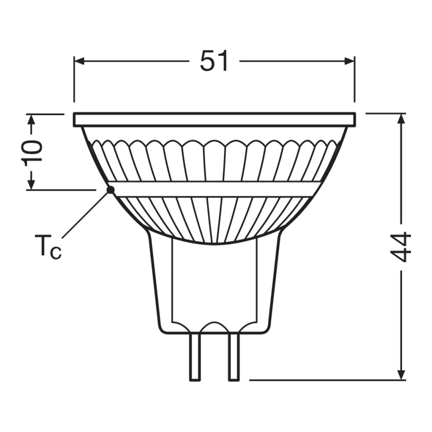 Himmennettävä LED-reflektorilamppu MR16 GU5,3/5,3W/12V 2700K 36° CRI 97 - Ledvance
