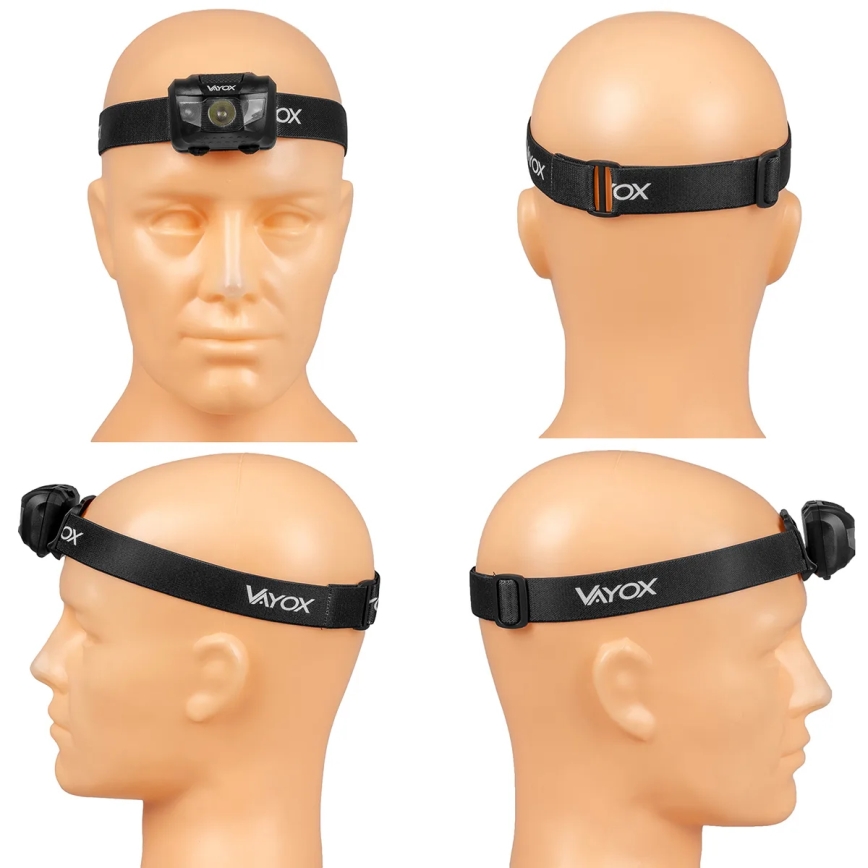 LED Himmennettävä otsalamppu 3xLED/3xAAA IPX4 100 kiiltävä