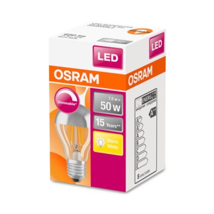 LED himmennettävä heijastinlamppu E27/7,5W/230V 2700K - Osram