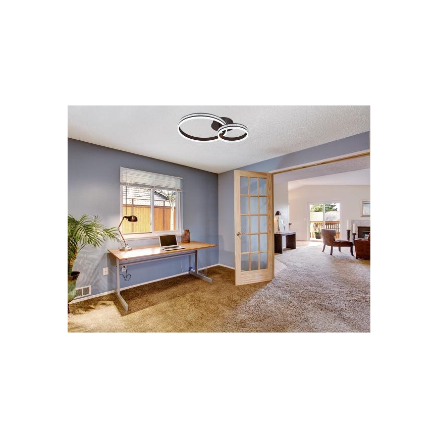 LED himmennettävä pinta-asennettava kattokruunu LED/110W/230V 3000-6500K + kaukosäädin