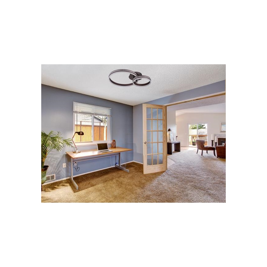 LED himmennettävä pinta-asennettava kattokruunu LED/110W/230V 3000-6500K + kaukosäädin