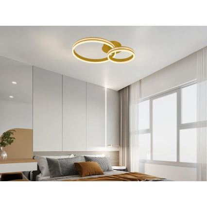 LED himmennettävä pinta-asennettava kattokruunu LED/110W/230V 3000-6500K + kaukosäädin