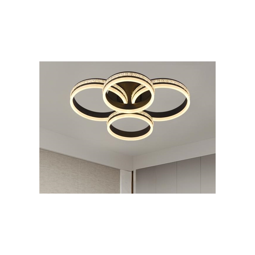 LED-himmennettävä pinta-asennettava kattokruunu LED/150W/230V 3000-6500K + kaukosäädin