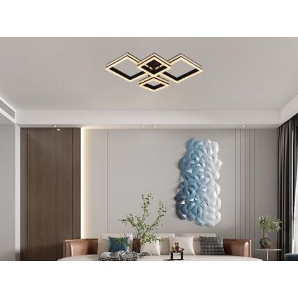 LED-himmennettävä pinta-asennettava kattokruunu LED/175W/230V 3000-6500K + kauko-ohjain