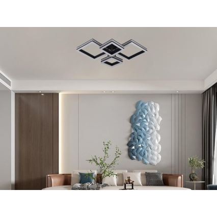 LED-himmennettävä pinta-asennettava kattokruunu LED/175W/230V 3000-6500K + kauko-ohjain