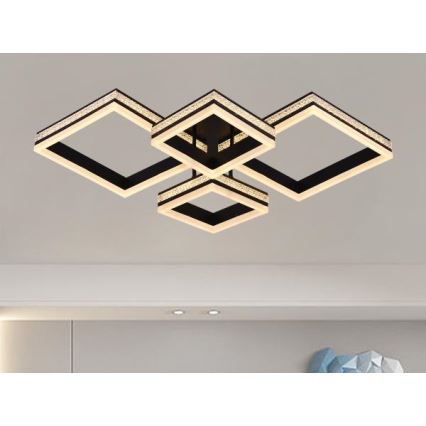 LED-himmennettävä pinta-asennettava kattokruunu LED/175W/230V 3000-6500K + kauko-ohjain