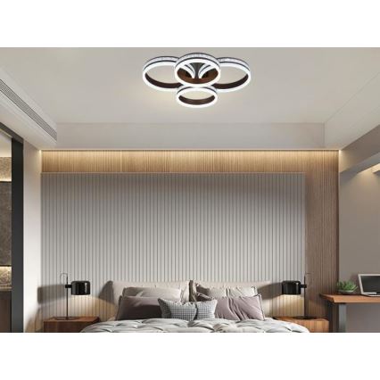 LED-himmennettävä pinta-asennettava kattovalaisin 150 W / 230 V, 3000–6500 K + kaukosäädin