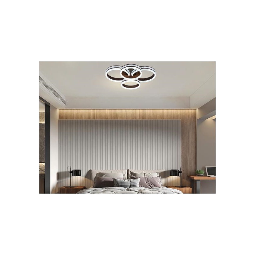 LED-himmennettävä pinta-asennettava kattovalaisin 150 W / 230 V, 3000–6500 K + kaukosäädin