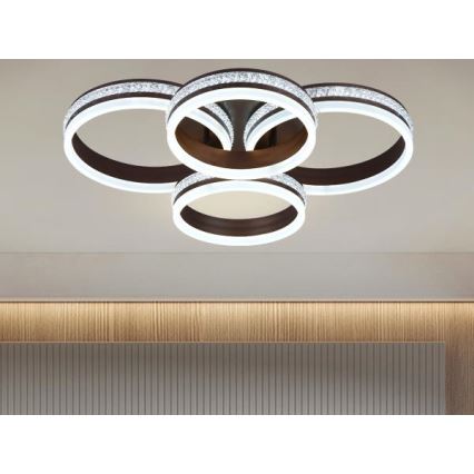 LED-himmennettävä pinta-asennettava kattovalaisin 150 W / 230 V, 3000–6500 K + kaukosäädin