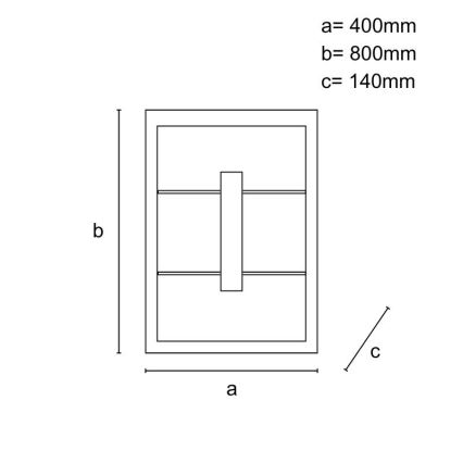 LED-himmennettävä pinta-asennettava kattovalaisin LED/55W/230V 3000-6500K + kaukosäädin