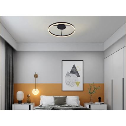 LED himmennettävä pinta-asennettava kattovalaisin LED/55W/230V 3000-6500K + kaukosäädin