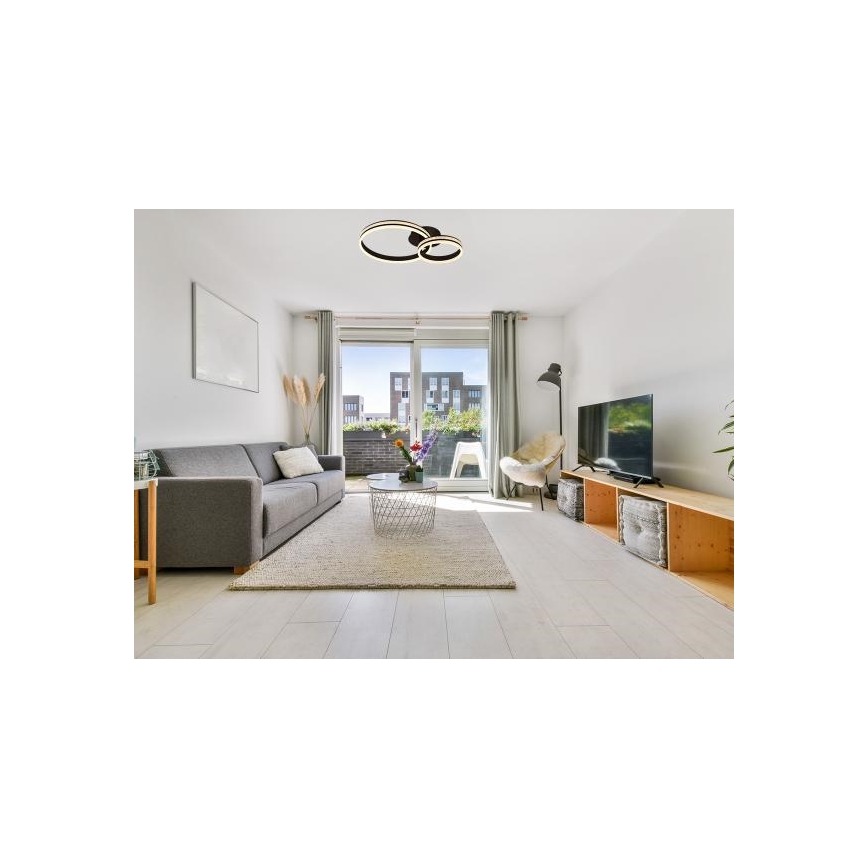 LED Himmennettävä pintakiinnitteinen kattokruunu LED/110W/230V 3000-6500K + kaukosäädin