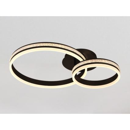 LED Himmennettävä pintakiinnitteinen kattokruunu LED/110W/230V 3000-6500K + kaukosäädin