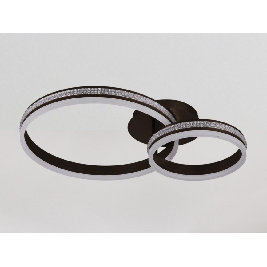 LED Himmennettävä pintakiinnitteinen kattokruunu LED/110W/230V 3000-6500K + kaukosäädin