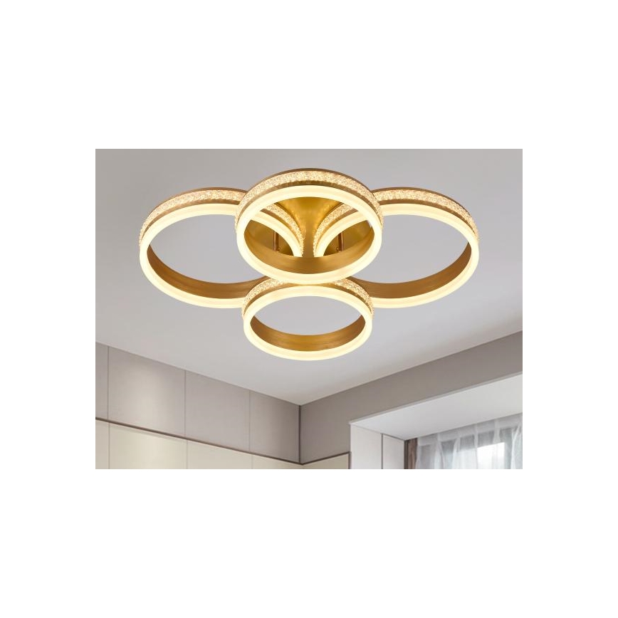 LED-himmennettävä pintakiinnitteinen kattokruunu LED/150W/230V 3000-6500K + kaukosäädin