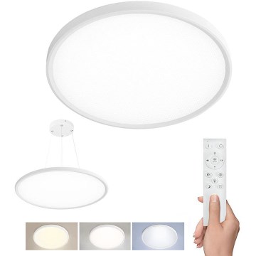 LED himmennettävä pintakiinnitteinen tai riippuvalaisin LED/50W/230V 3000-6500K + kaukosäädin