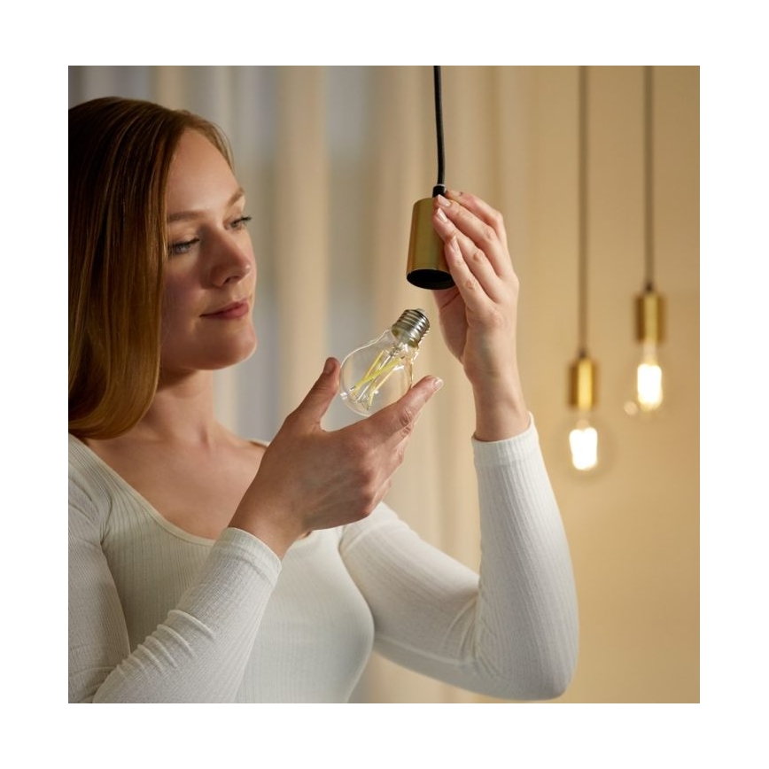 LED-himmennettävä polttimo FILAMENT A60 E27/6,7W/230V 2700-6500K CRI 90 Wi-Fi - WiZ