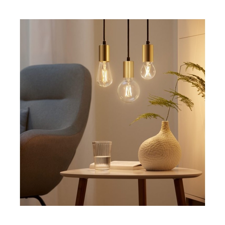 LED-himmennettävä polttimo FILAMENT A60 E27/6,7W/230V 2700-6500K CRI 90 Wi-Fi - WiZ
