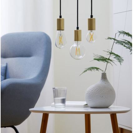 LED-himmennettävä polttimo FILAMENT A60 E27/6,7W/230V 2700-6500K CRI 90 Wi-Fi - WiZ