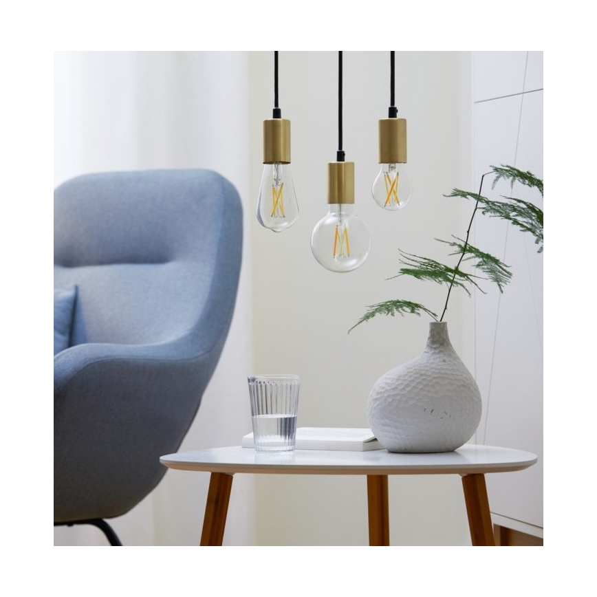 LED-himmennettävä polttimo FILAMENT A60 E27/6,7W/230V 2700-6500K CRI 90 Wi-Fi - WiZ