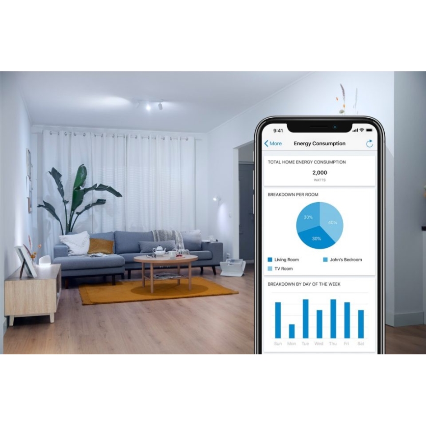 LED-himmennettävä polttimo FILAMENT A60 E27/6,7W/230V 2700-6500K CRI 90 Wi-Fi - WiZ