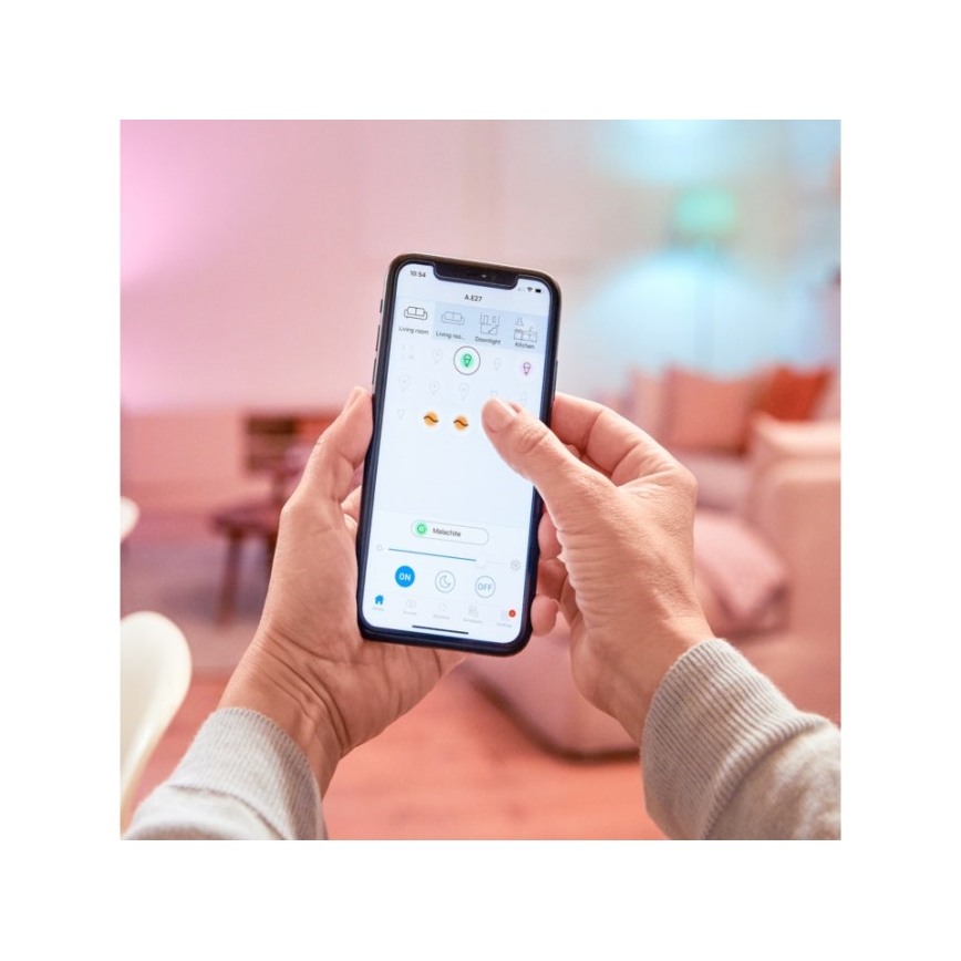 LED Himmennettävä polttimo A60 E27/8W/230V 2700K CRI 90 Wi-Fi - WiZ