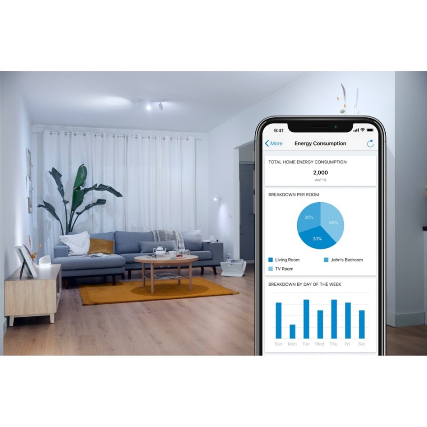 LED Himmennettävä polttimo A60 E27/8W/230V 2700K CRI 90 Wi-Fi - WiZ