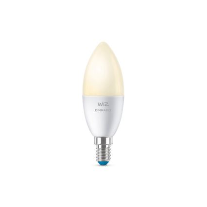 LED Himmennettävä polttimo C37 E14/4,9W/230V 2700K CRI 90 Wi-Fi - WiZ