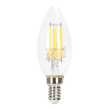 LED himmennettävä polttimo FILAMENT C35 E14/4W/230V 6500K - Aigostar
