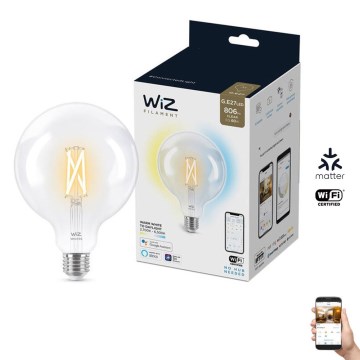 LED Himmennettävä polttimo FILAMENT G125 E27/7W/230V 2700-6500K CRI 90 Wi-Fi - WiZ