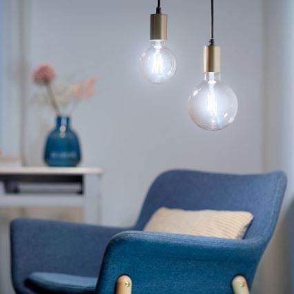 LED Himmennettävä polttimo FILAMENT G125 E27/7W/230V 2700-6500K CRI 90 Wi-Fi - WiZ