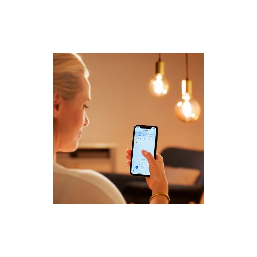 LED Himmennettävä polttimo FILAMENT G125 E27/7W/230V 2700-6500K CRI 90 Wi-Fi - WiZ