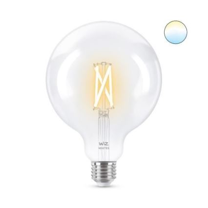 LED Himmennettävä polttimo FILAMENT G125 E27/7W/230V 2700-6500K CRI 90 Wi-Fi - WiZ