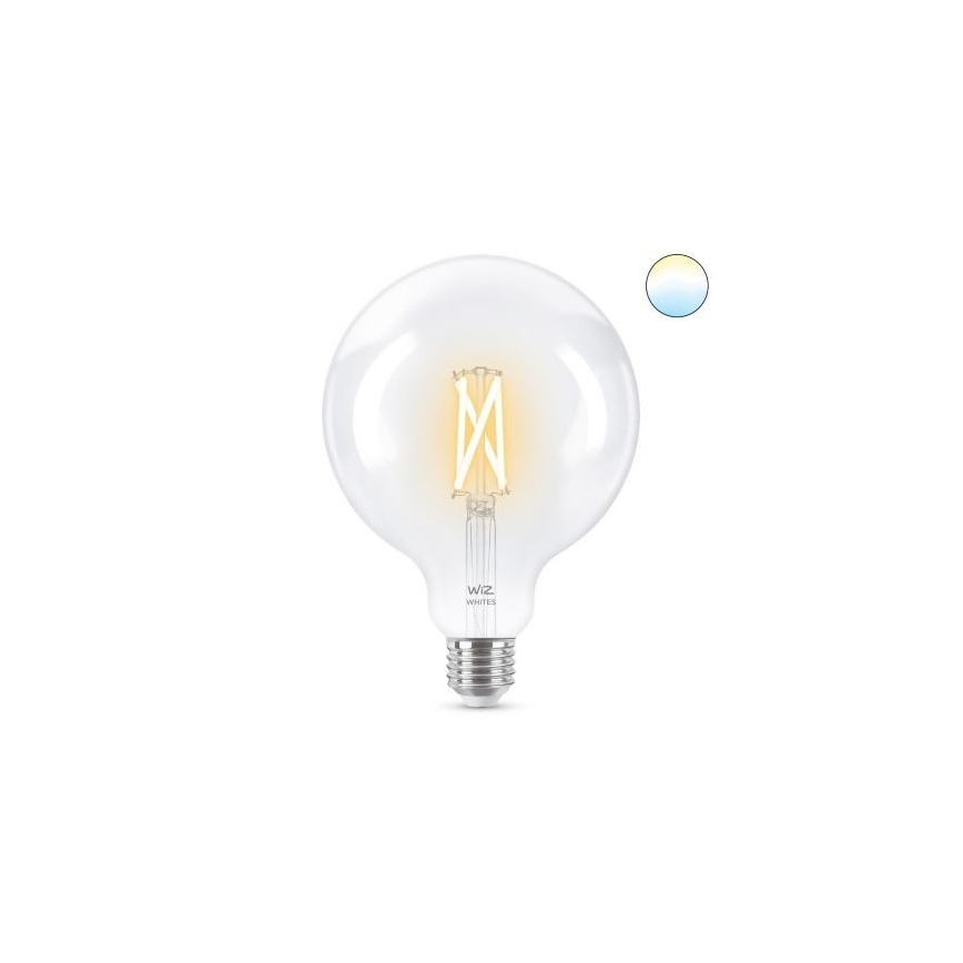 LED Himmennettävä polttimo FILAMENT G125 E27/7W/230V 2700-6500K CRI 90 Wi-Fi - WiZ