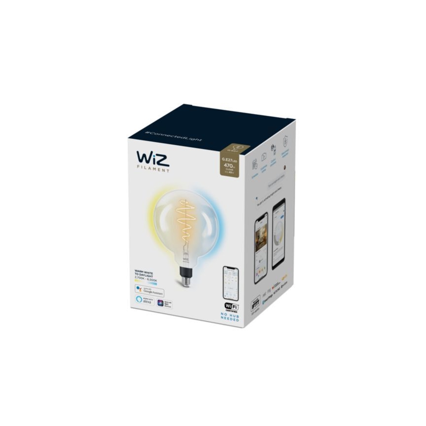 LED Himmennettävä polttimo FILAMENT G200 E27/6,5W/230V 2700-6500K CRI 90 Wi-Fi - WiZ